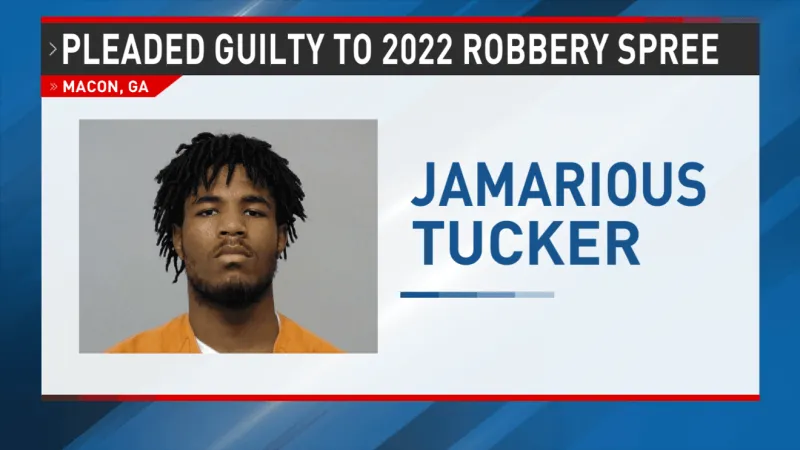 Teen in Bibb County holiday robbery spree gets 40 years after guilty plea
