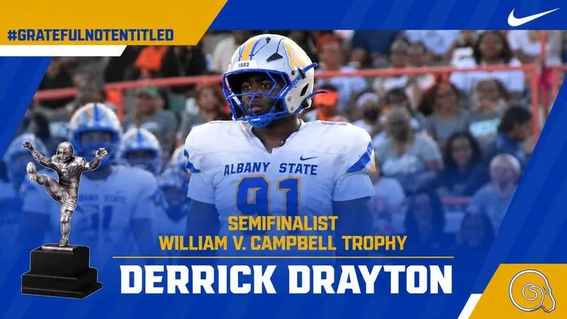 Derrick Drayton Named Semifinalist for William V. Campbell Trophy