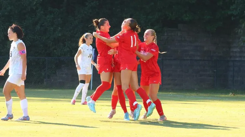 Wegesend's Hat Trick Powers Cougars Past North Georgia in Sea of Red Thriller