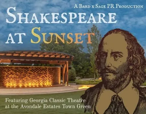 Avondale Estates hosts FREE "Shakespeare at Sunset" performances on the Town Green this fall