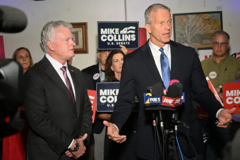 Top U.S. Senate Republican stumps with Collins in Georgia
