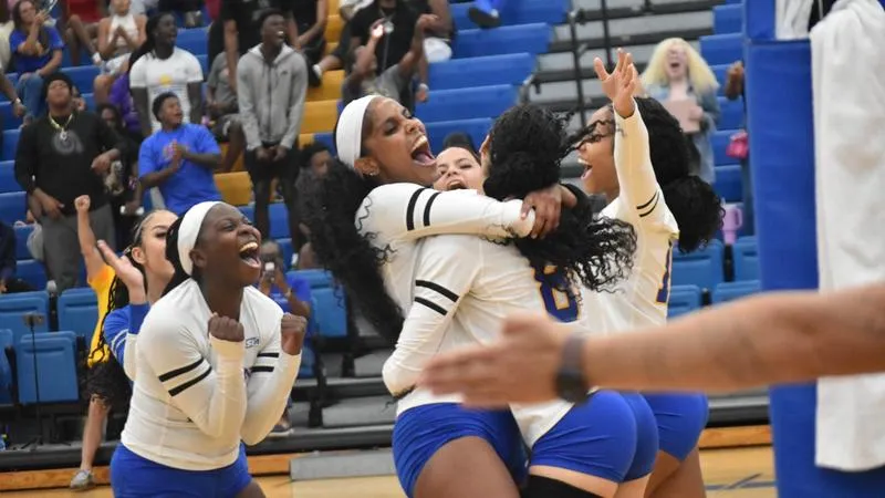 Golden Rams Outlast Benedict in Five-Set Thriller in Home Opener