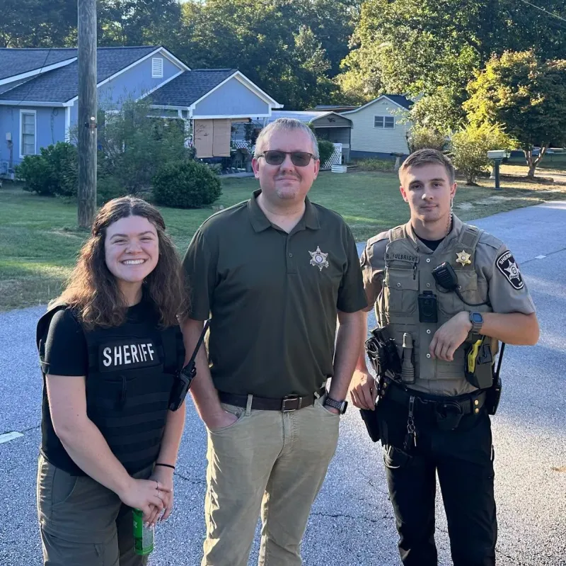 Stephens deputies join Liberty Hill Church for September community outreach