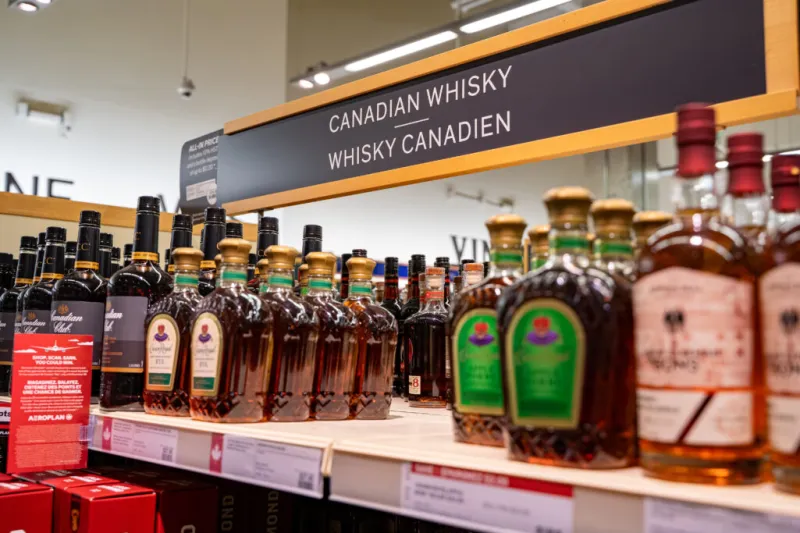 From motorcycles to booze, US ban on $1 billion worth of Canadian imports goes into effect