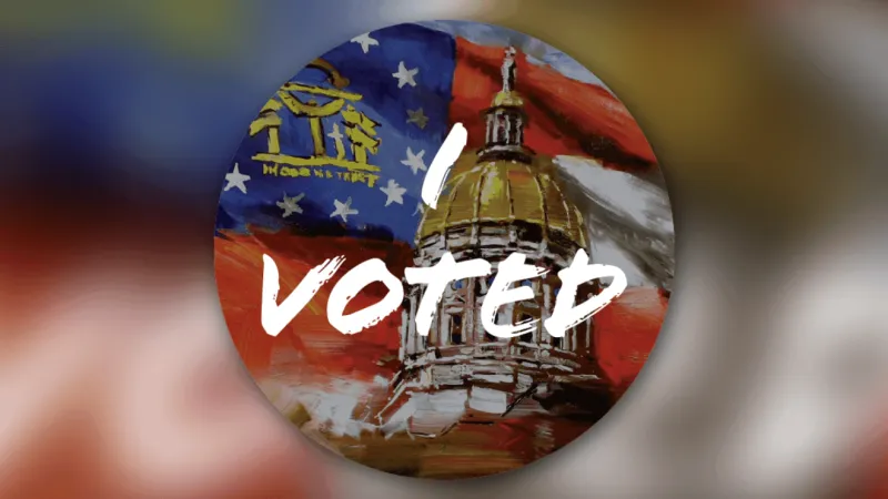 Georgia voters can expect a new 'I Voted' sticker at polls during midterm elections
