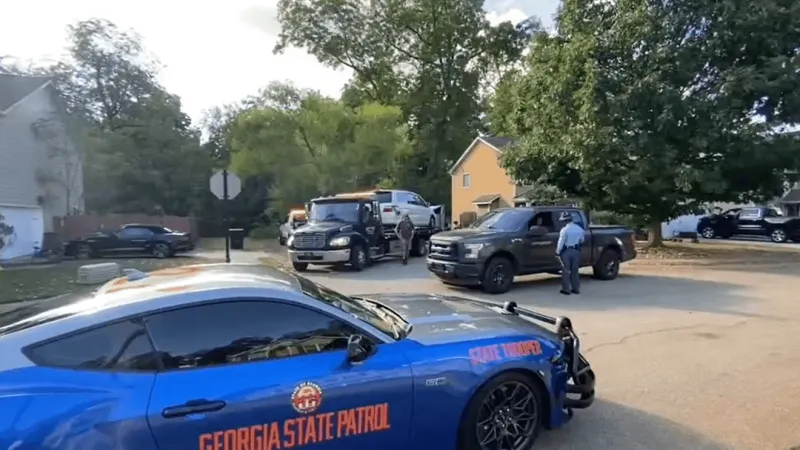 Two taken into custody without incident after fugitive barricades inside Byron home