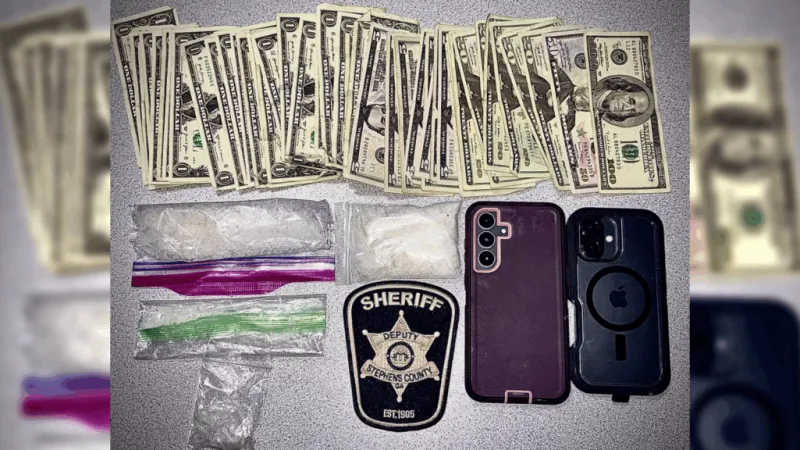 Woman jailed on meth trafficking charge after stop with children in truck
