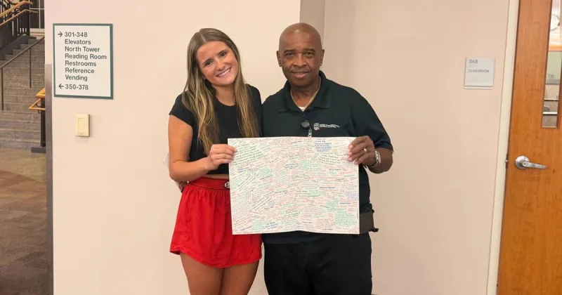 Fundraising from the heart: UGA student raises more than $3,000 for beloved janitor