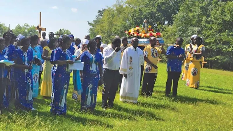 Ghanaian community celebrates the Assumption