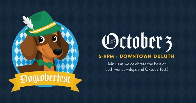 Bring your pup to Dogtoberfest on the Duluth Town Green on October 3rd
