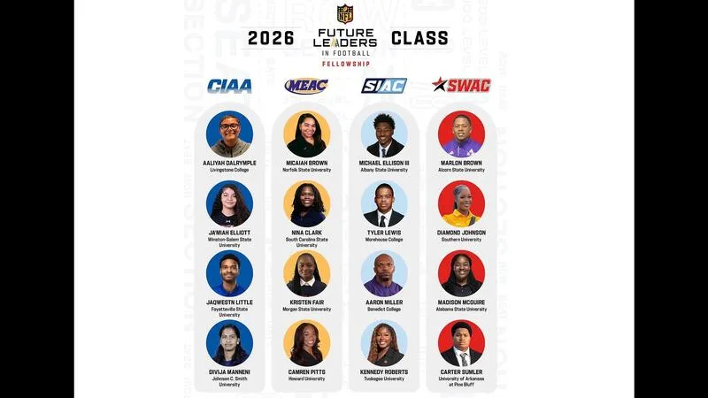 Ellison Selected to NFL 2026 Class of Future Leaders in Football Fellowship Group