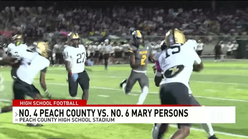 THE BLITZ GAME OF THE WEEK: Peach County improves to 6-0 beating Mary persons 29-21