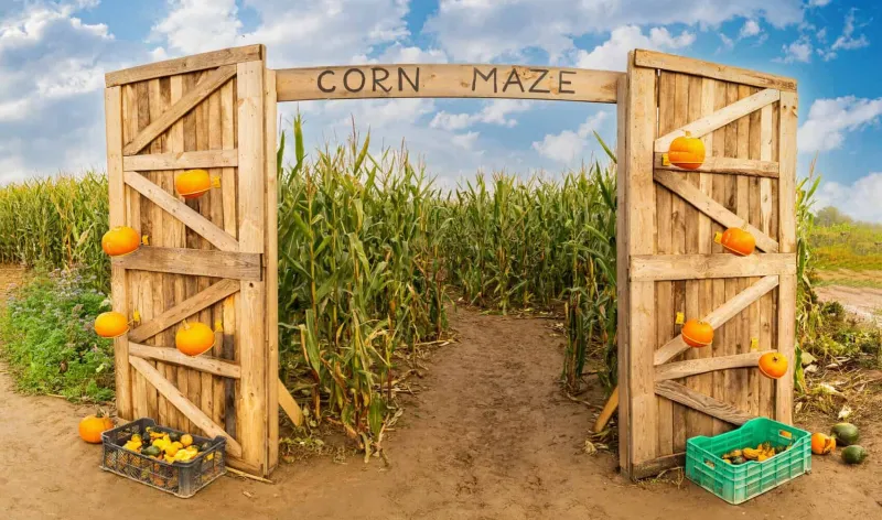 13 corn mazes, haunted trails, and pumpkin patches to visit this fall