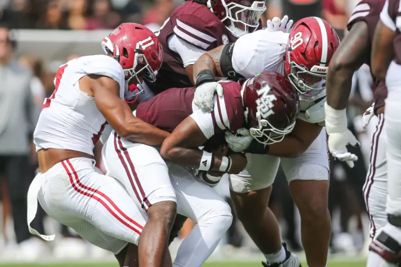 No. 7 Alabama routs No. 16 Mississippi State 56-23