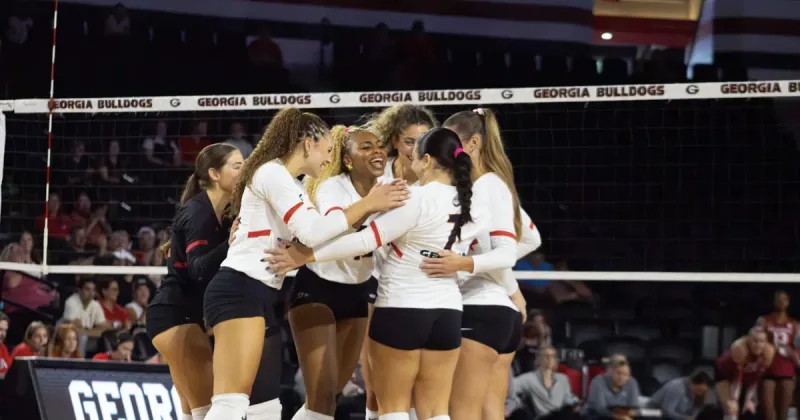 Georgia volleyball outlasts Oklahoma for eighth-straight win