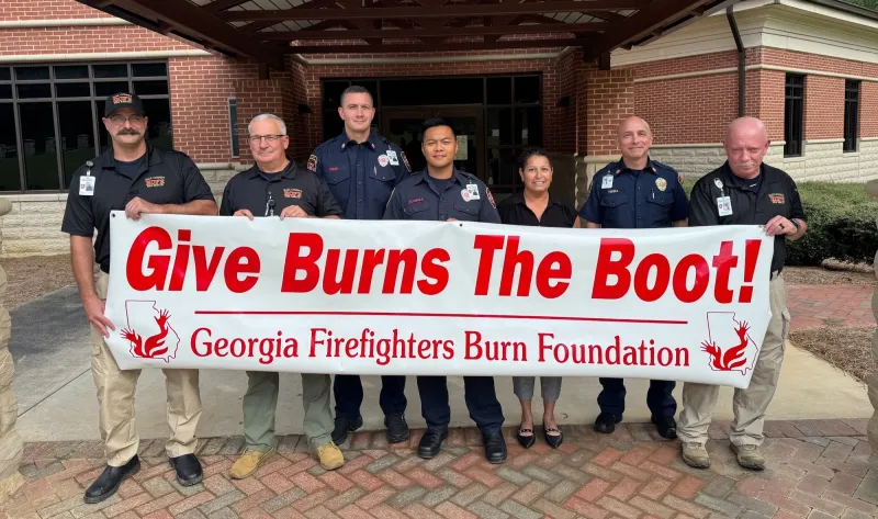 Hall firefighters launch annual Boot Drive for burn survivors