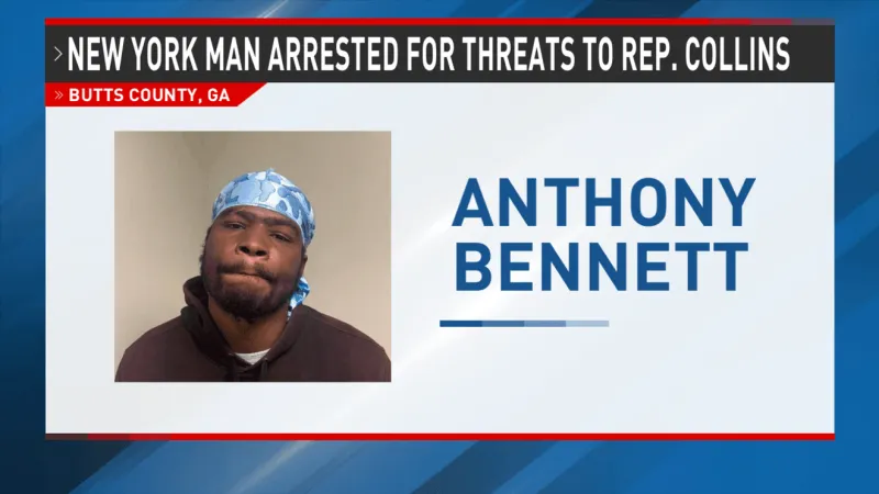 New York man charged over alleged online death threats against Rep. Mike Collins, son-in-l