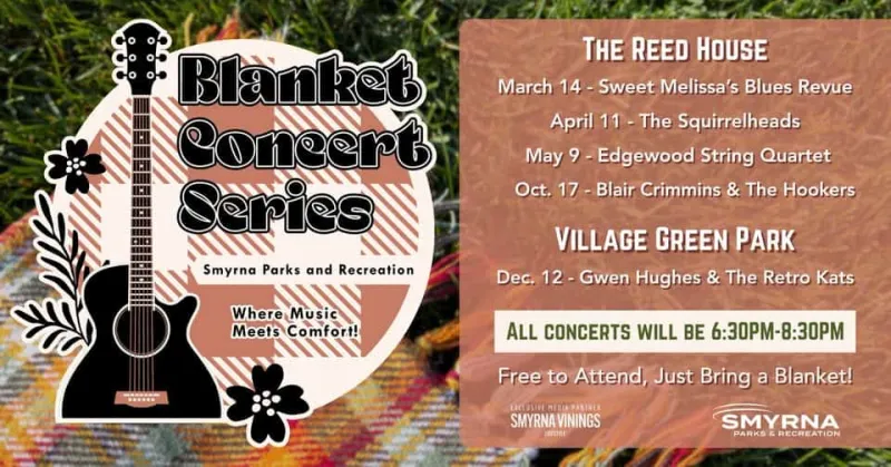 Smyrna Blanket Concert Series: Blair Crimmins & The Hookers at Village Green Park on Oct. 17th
