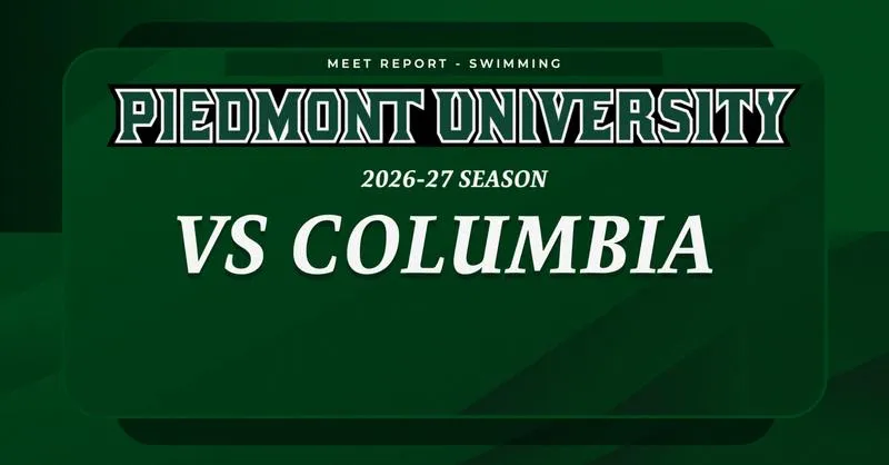 SWIM Meet Report: Piedmont vs. Columbia College