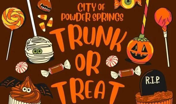 Powder Springs hosts its Trunk Or Treat Fall Festival on Oct. 17th