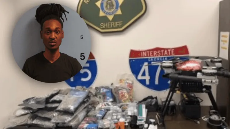 Deputies stop Florida driver on I-75 near exit 188; drone, drugs found after chase