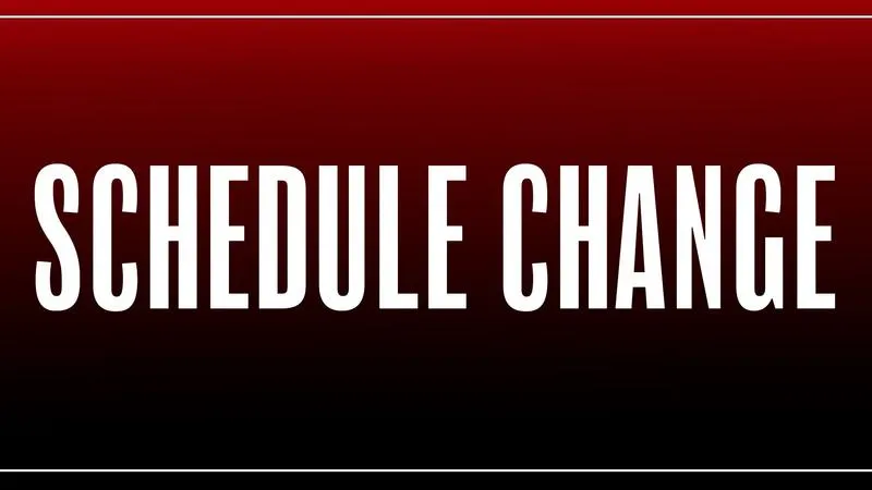Volleyball Announces Schedule Change