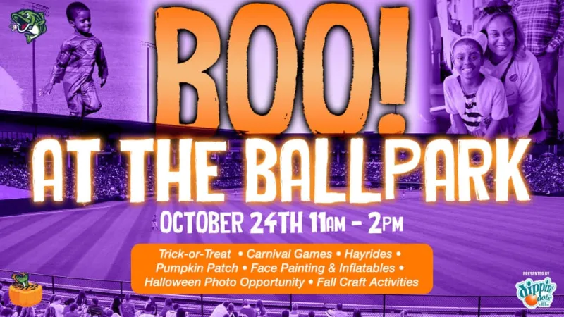 Gwinnett Stripers host Boo at the Ballpark, a free Halloween fest on Oct. 24th (reserve tickets now)