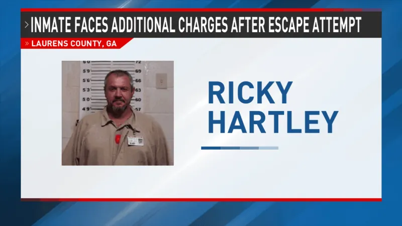 Inmate faces added charges after foot chase ends following courthouse escape attempt