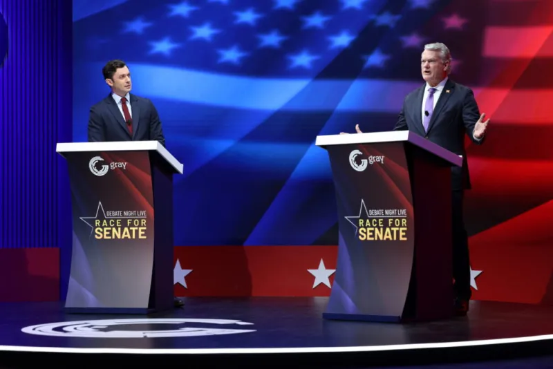 Collins, Ossoff trade personal insults during Georgia's first U.S. Senate debate