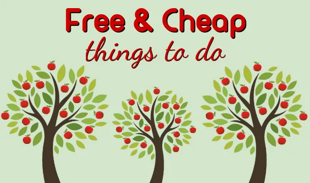 FREE & CHEAP things to do this weekend, including rainy day activities to do at home