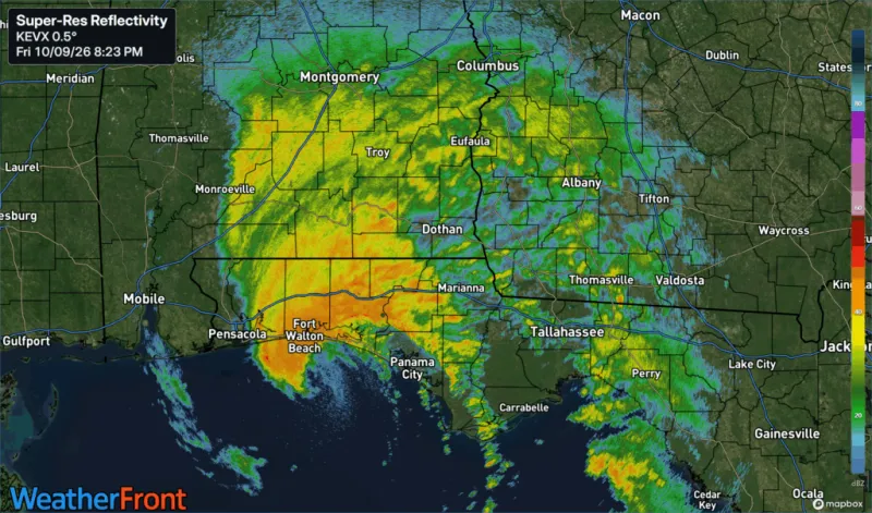 Hurricane Isaias makes landfall, Georgia impacts underway