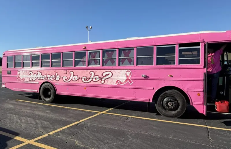 Big Pink Bus carries faith, hope and JoJo's legacy
