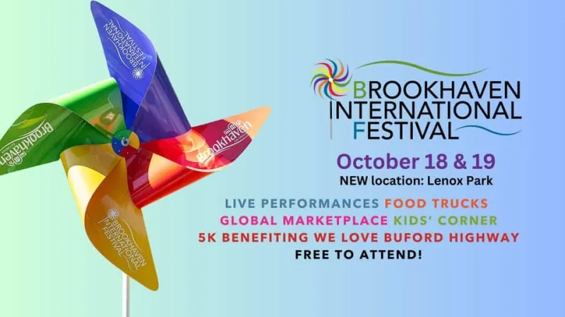 Brookhaven International Festival is happening this weekend, at a NEW location