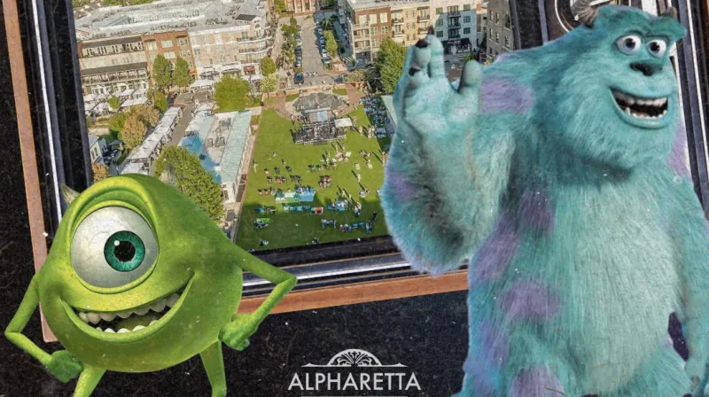 Alpharetta hosts Spooky Movie Night on the Town Green this Saturday: showing "Monsters Inc."