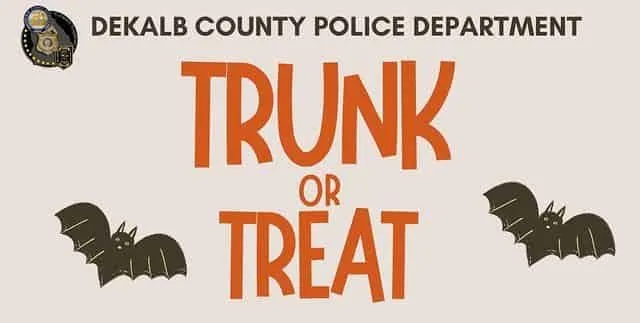 Dekalb Police host Trunk-or-Treat on Halloween evening in Decatur; all residents invited!