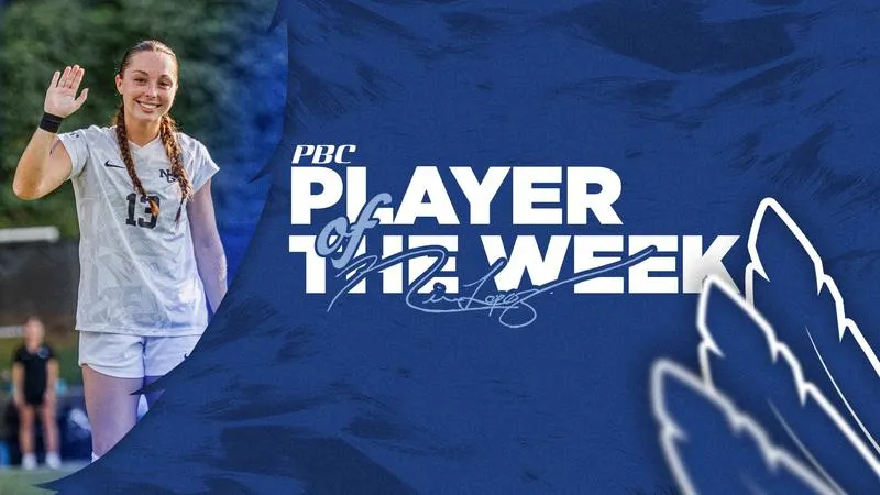 Lopez Earns PBC Women's Soccer Player of the Week Honors