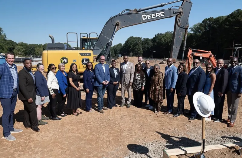 Former public housing site breaks ground on phase two, gets new name