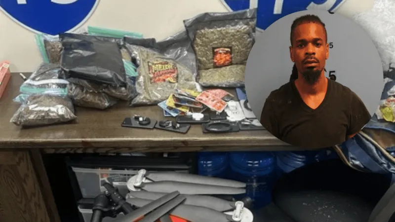 Jonesboro man faces drug and obstruction charges after alleged prison drop intercepted