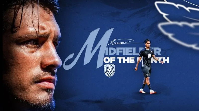 Calderon Named United Soccer Coaches Midfielder of the Month