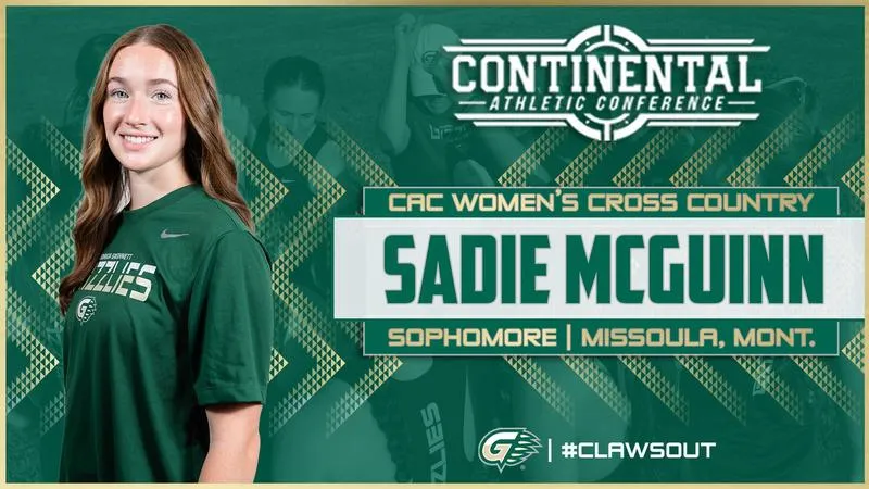 Sadie McGuinn Earns Another CAC Women's Cross Country Runner of the Week Honor