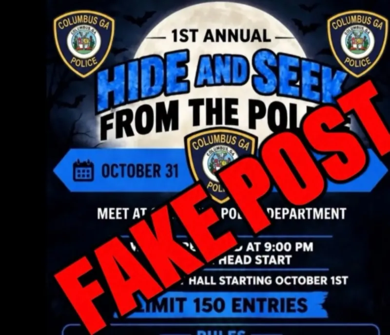Columbus Police say Halloween hide-and-seek advertisement is fake