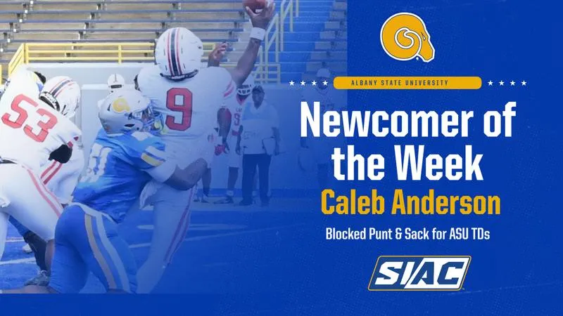 Anderson Big Plays Earns SIAC Football Newcomer of the Week