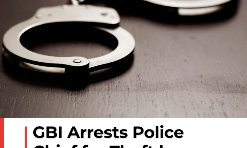 GBI Arrests Police Chief for Theft by Taking