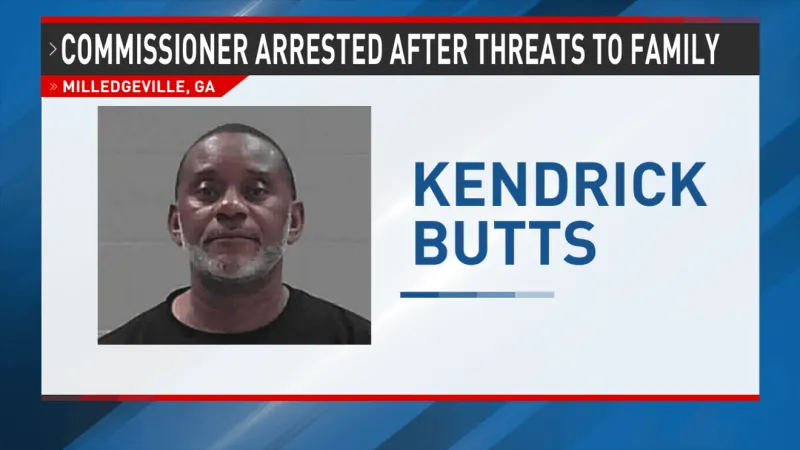 Commissioner Butts arrested on terroristic threats charge after alleged family threat
