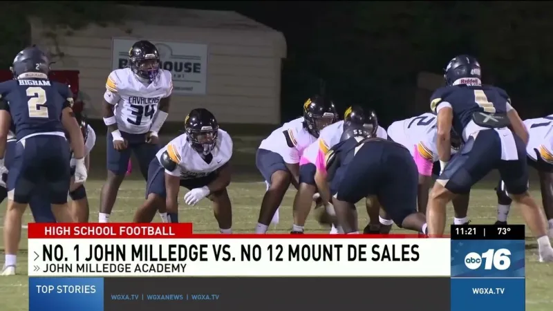 THE BLITZ: No. 1 John Milledge Academy def. No. 12 Mount de Sales Academy 63-12