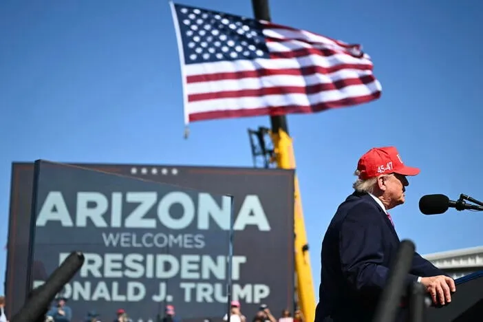 Trump promised a swing district blitz. He's going to a lot of very red states