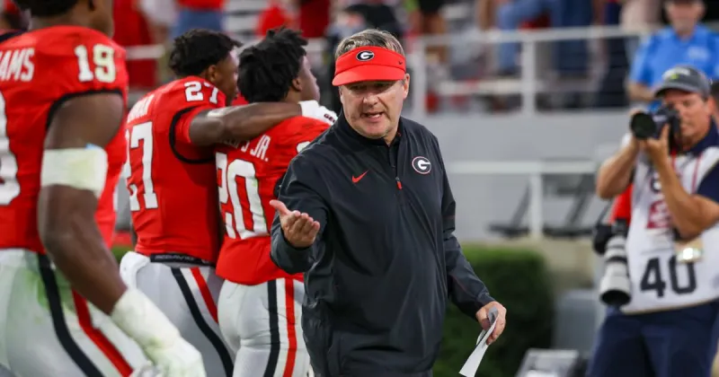 Smart says Georgia "beat itself" in unexpected loss to Auburn