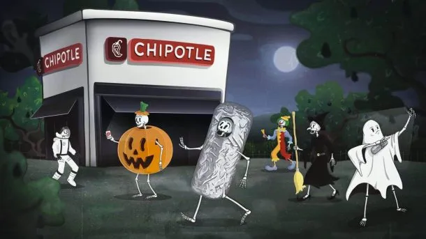 Chipotle's Boorito offer: Wear a costume on Halloween for a $6 entree