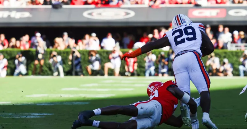 Shocking loss to Auburn sends Georgia to No. 5 in Week 7 AP Poll