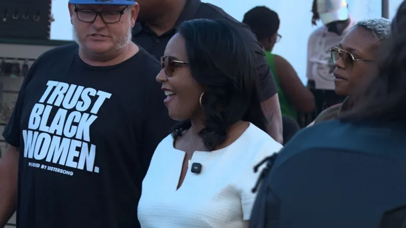 At Georgia National Fairgrounds, Bottoms says tied race shows voters' power